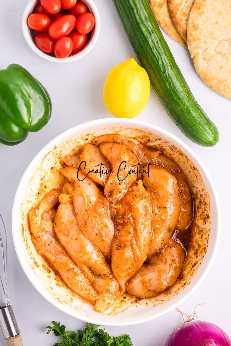 Chicken Gyros + Tzatziki Sauce - Set 1 of 2