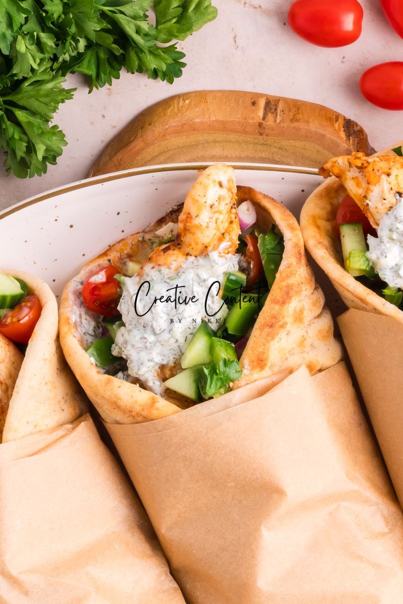 Chicken Gyros + Tzatziki Sauce - Set 1 of 2