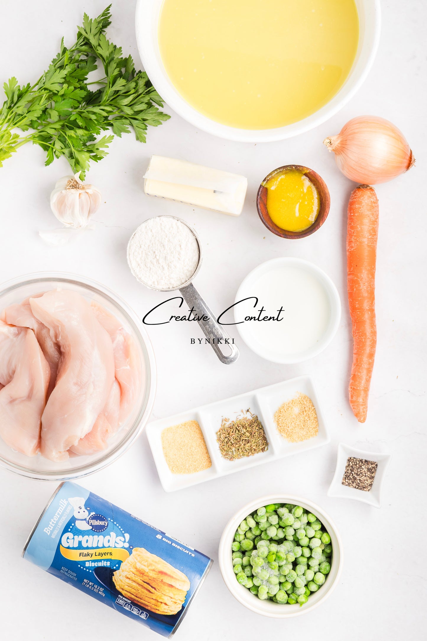 Chicken Pot Pie With Biscuits - Exclusive