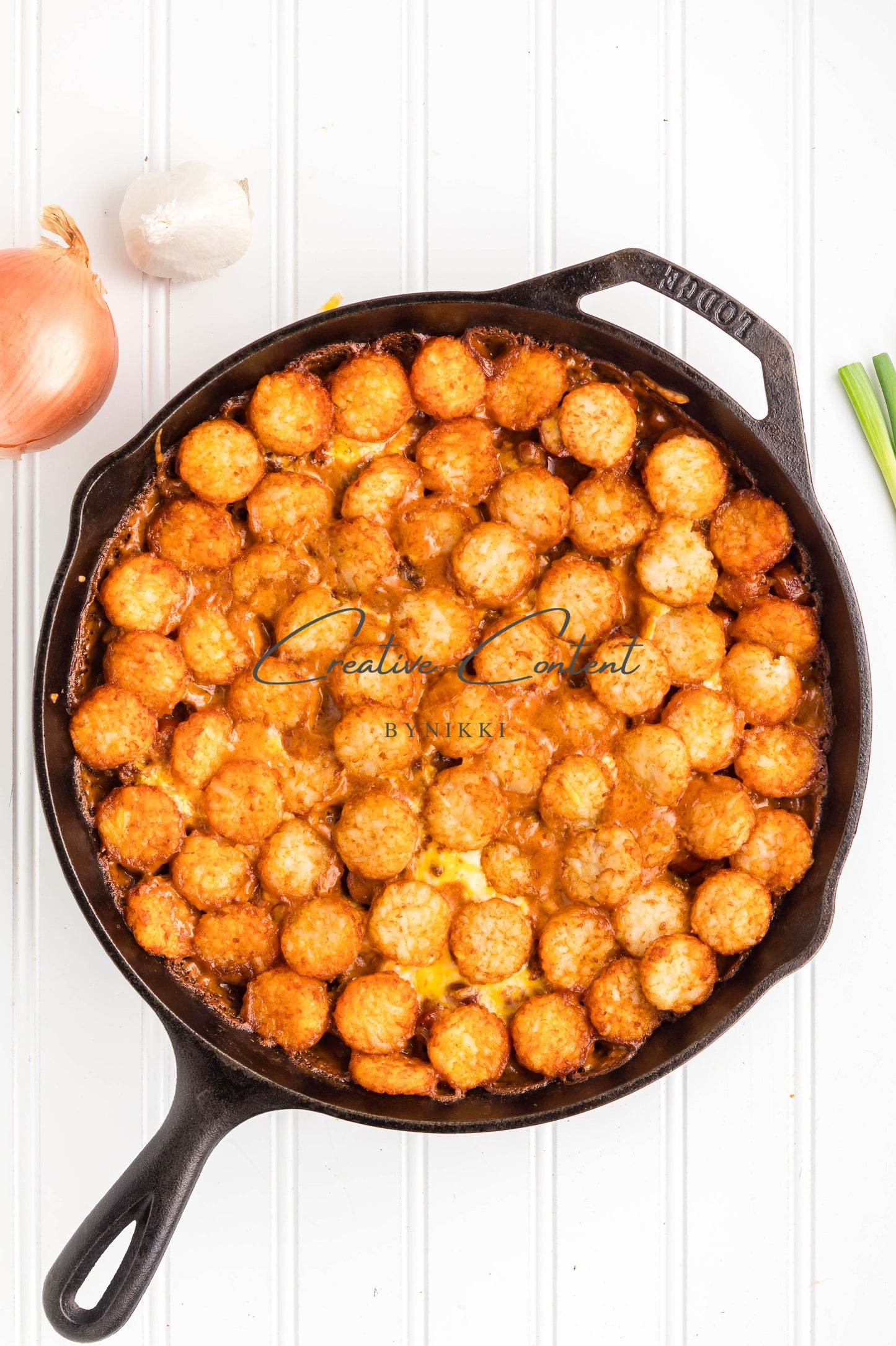 Chili Cheese Tater Tot Casserole -  Exclusive
