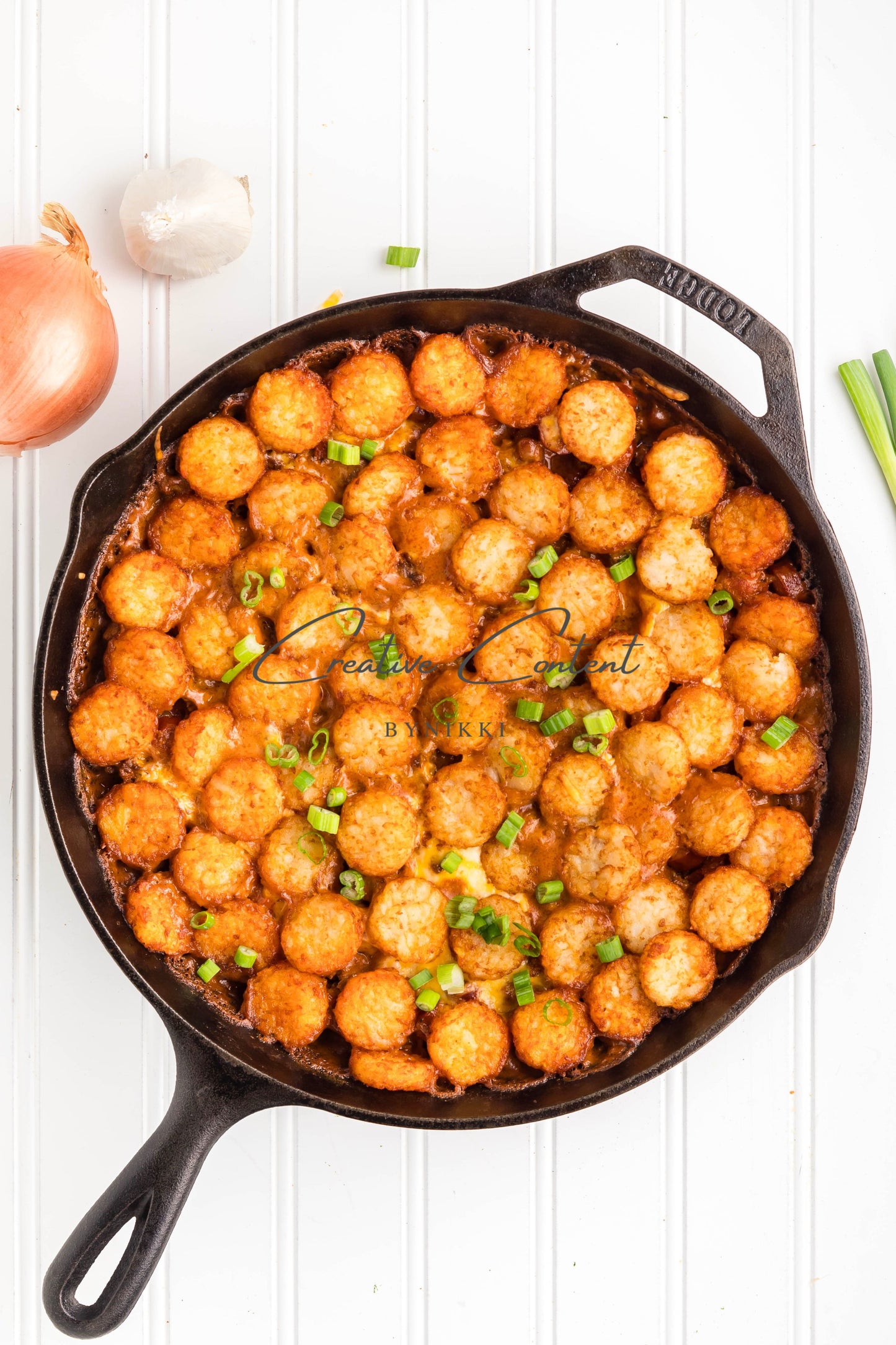Chili Cheese Tater Tot Casserole -  Exclusive