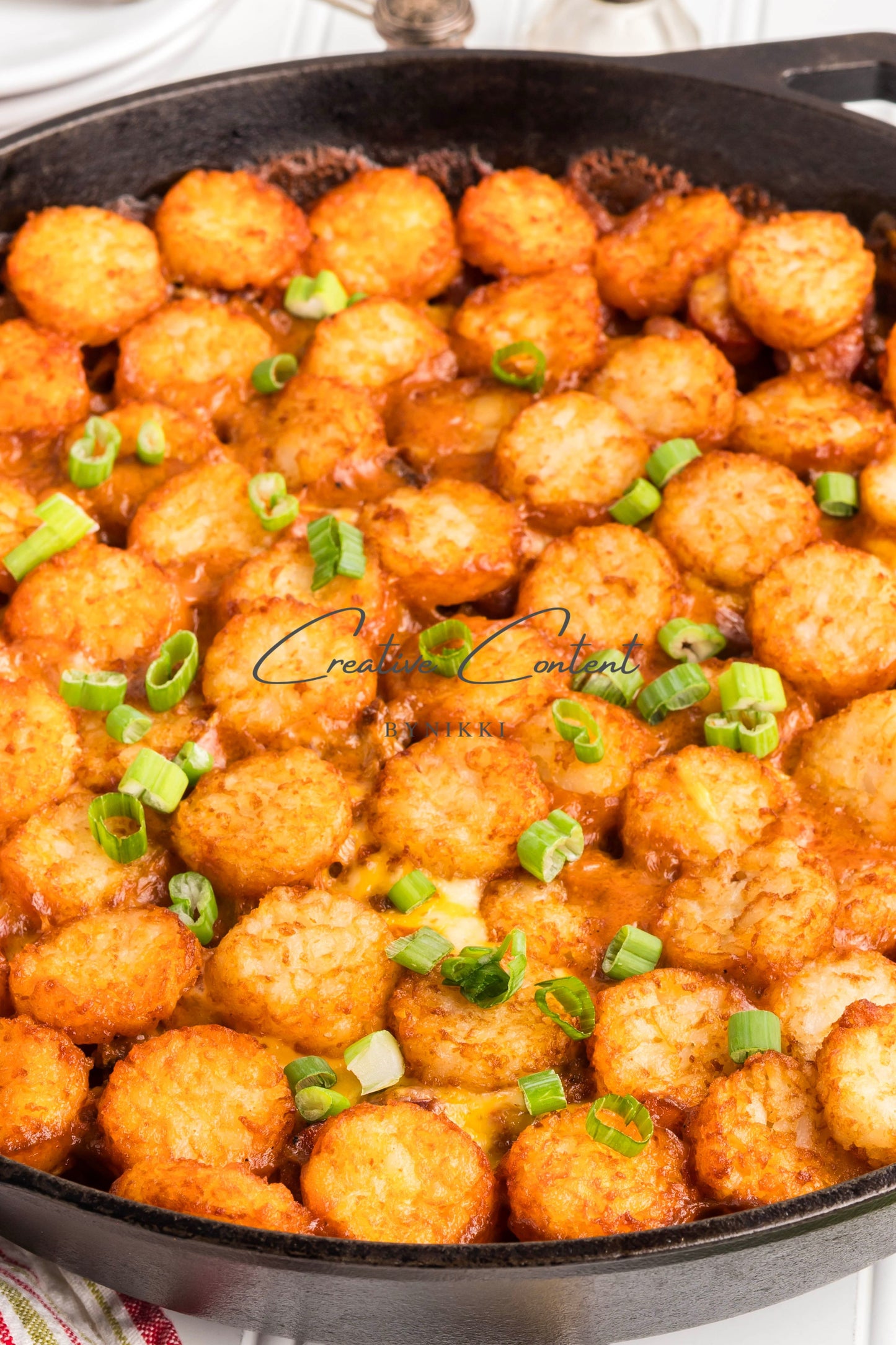 Chili Cheese Tater Tot Casserole -  Exclusive
