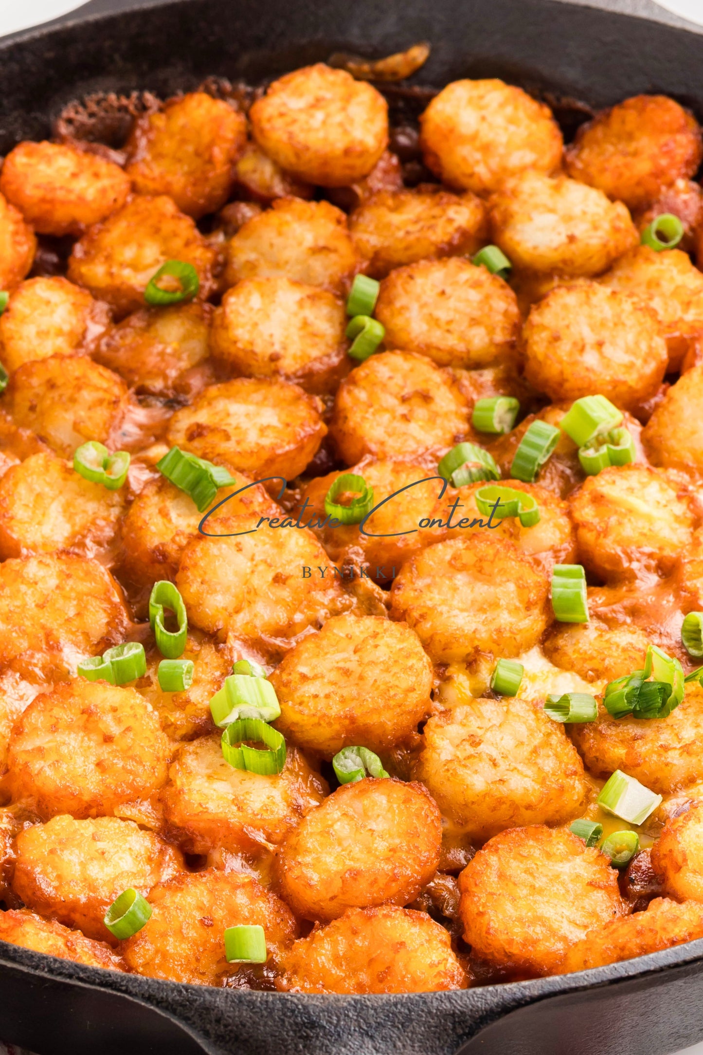 Chili Cheese Tater Tot Casserole -  Exclusive