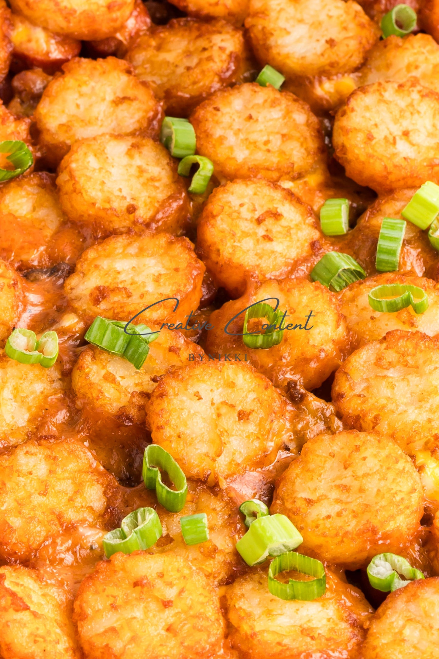 Chili Cheese Tater Tot Casserole -  Exclusive