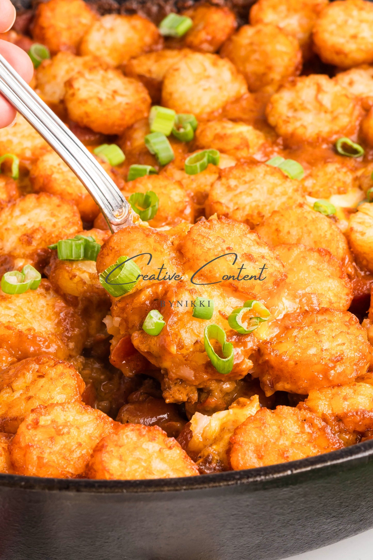 Chili Cheese Tater Tot Casserole -  Exclusive