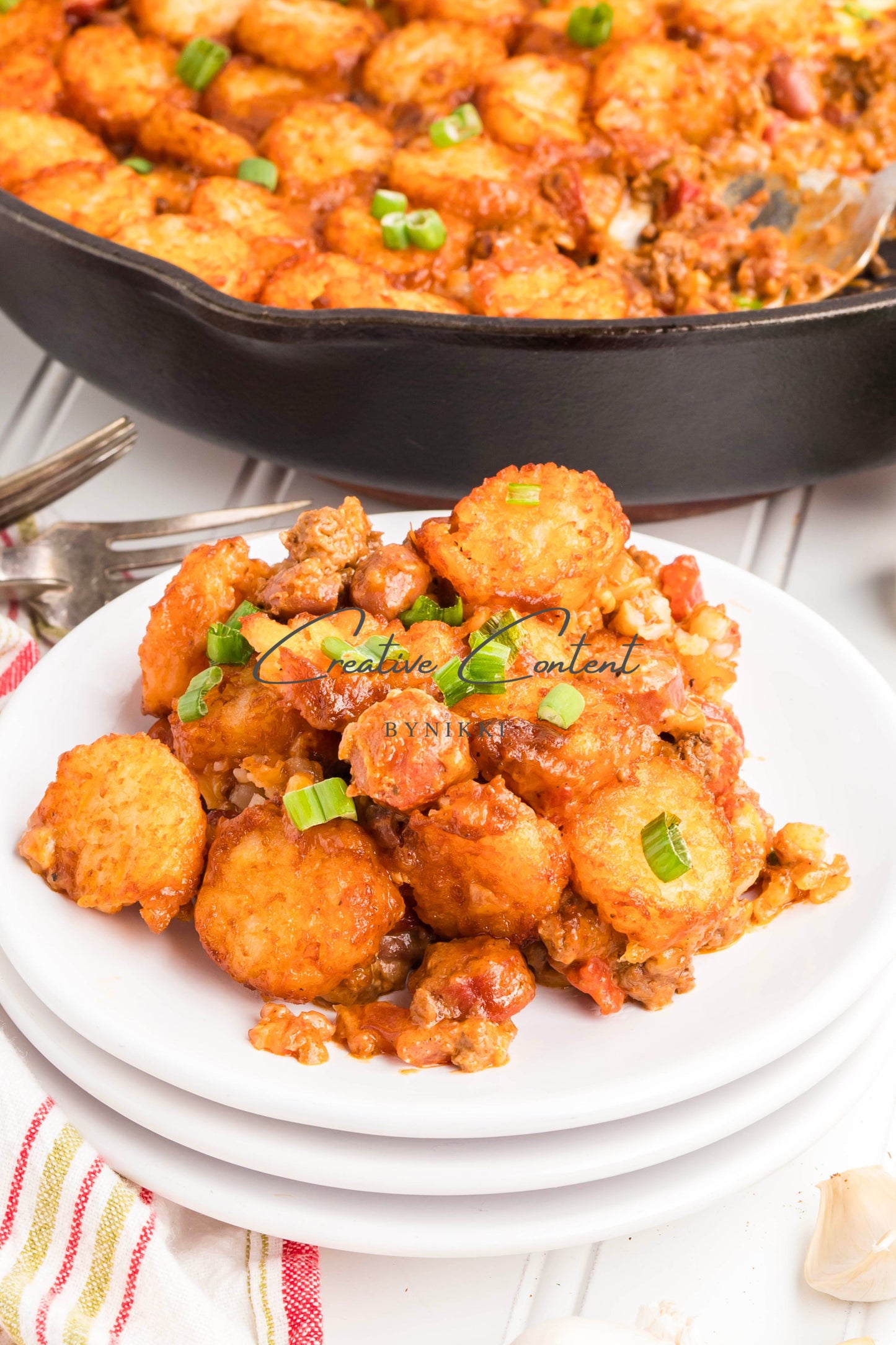 Chili Cheese Tater Tot Casserole -  Exclusive