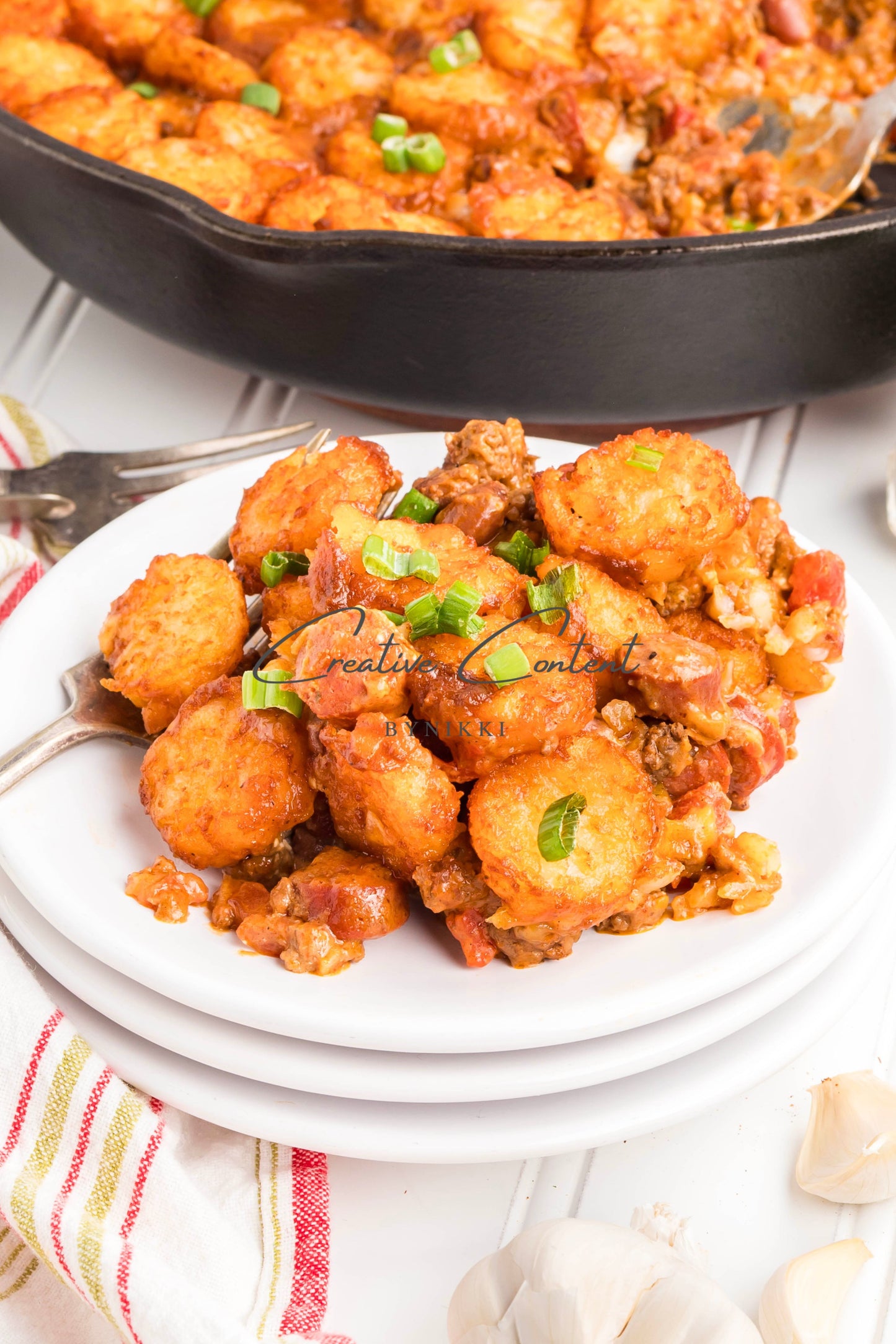 Chili Cheese Tater Tot Casserole -  Exclusive