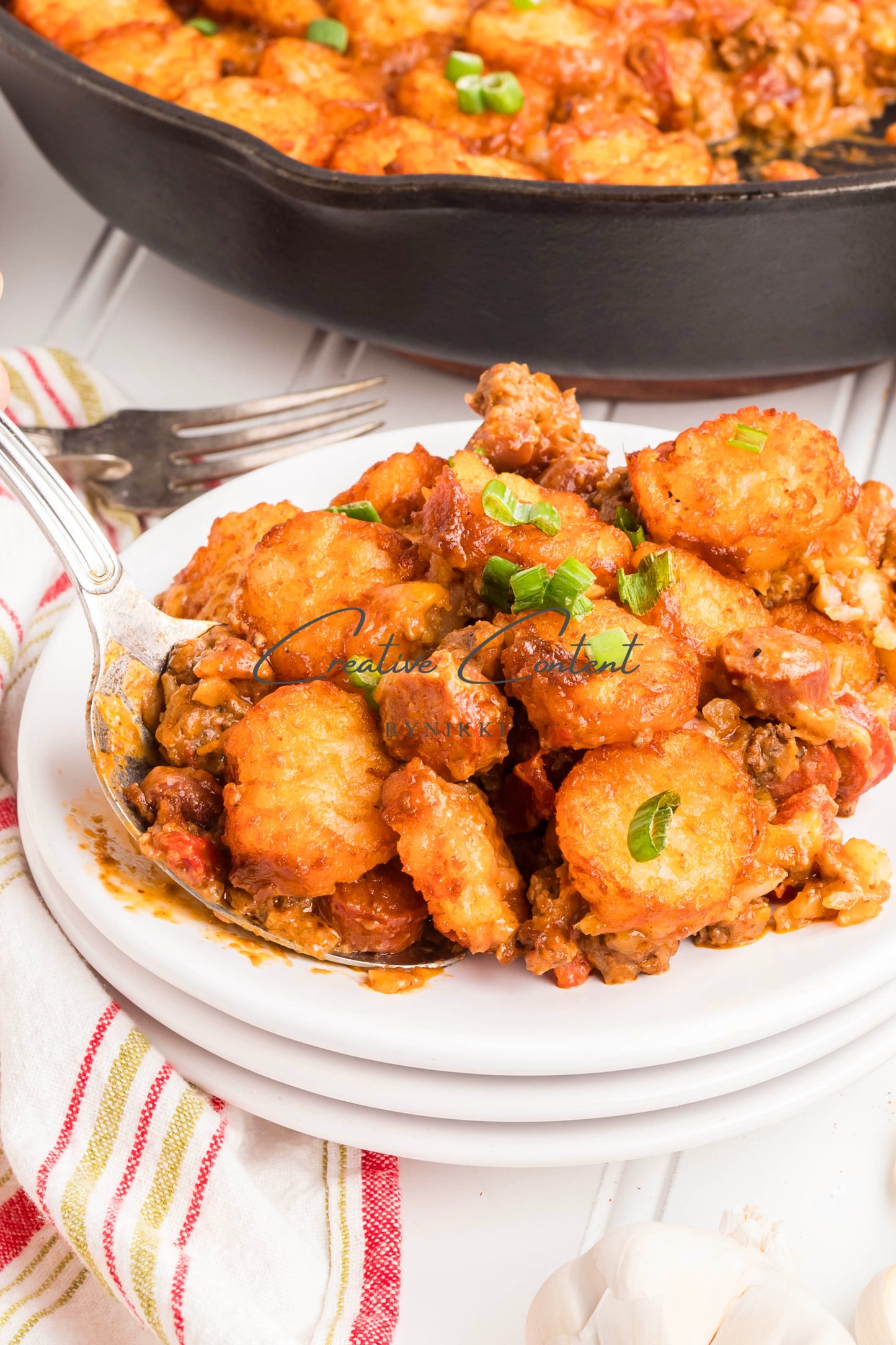 Chili Cheese Tater Tot Casserole -  Exclusive