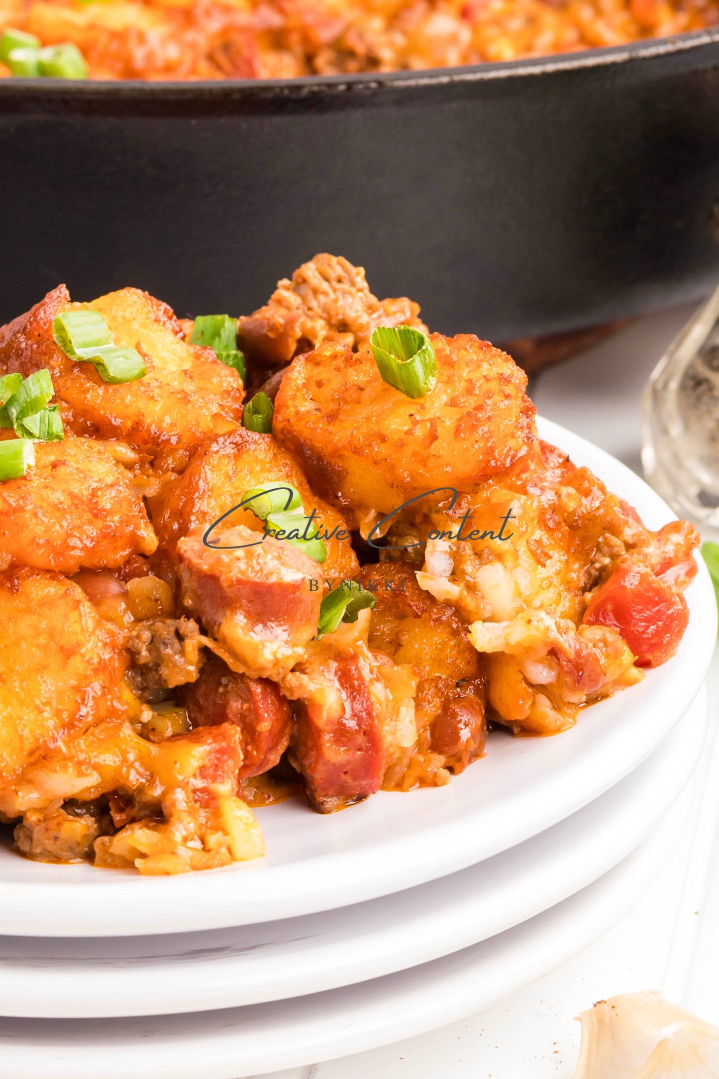 Chili Cheese Tater Tot Casserole -  Exclusive