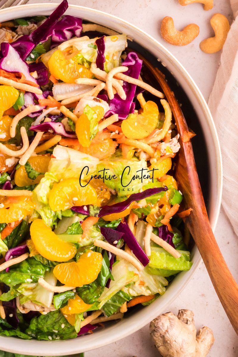 Chinese Chicken Salad With Mandarin Oranges (32 hero shots) - Exclusive