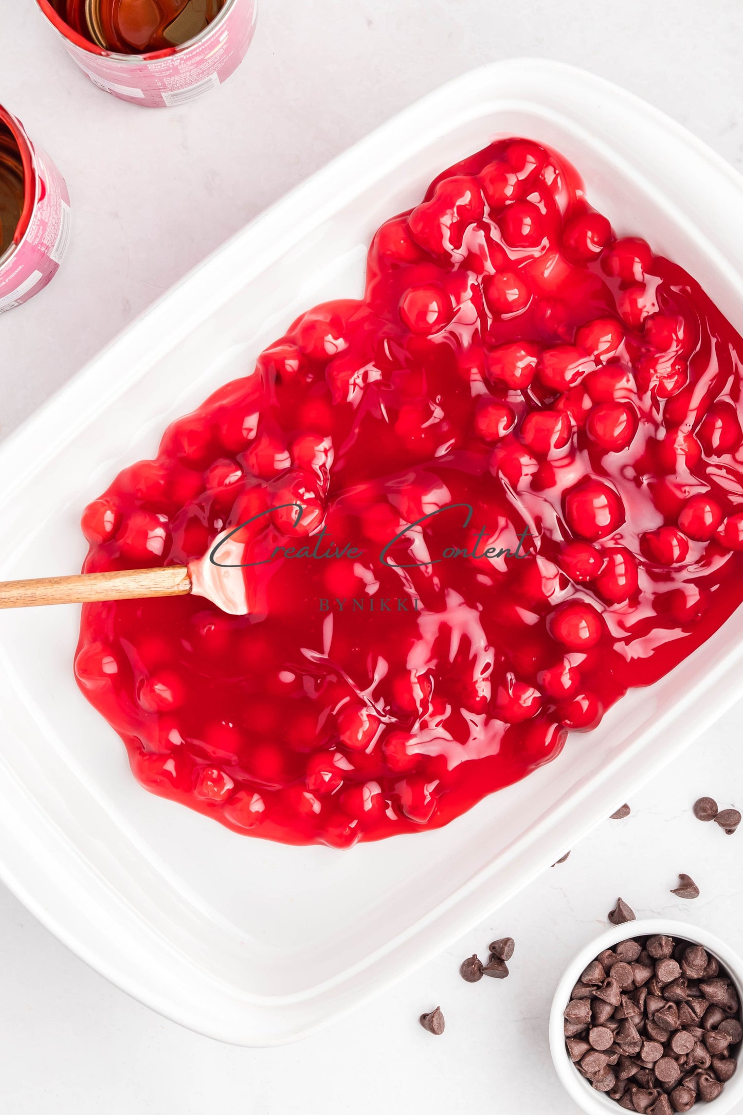 Chocolate Cherry Dump Cake  -  Exclusive