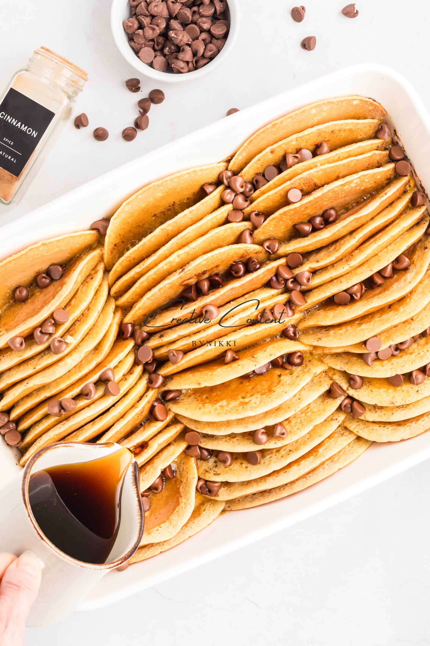 Chocolate Chip Pancake Casserole - Exclusive