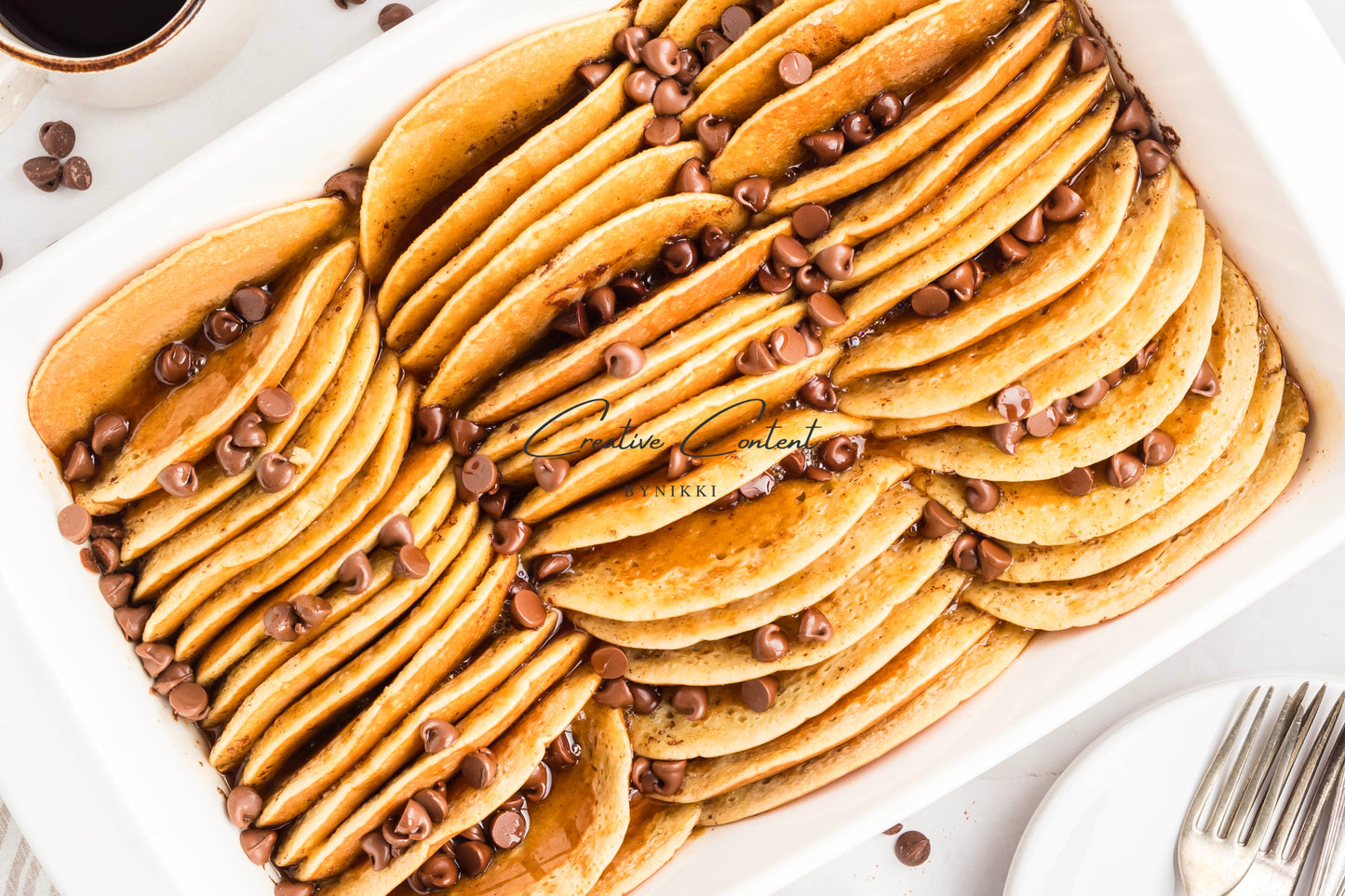 Chocolate Chip Pancake Casserole - Exclusive