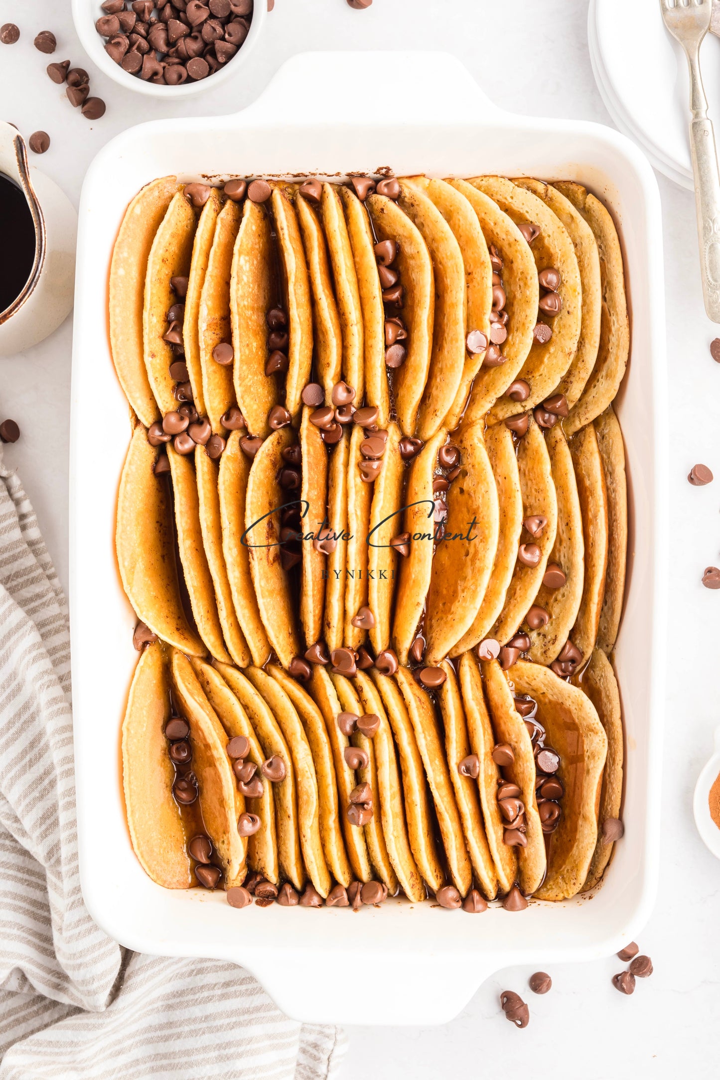 Chocolate Chip Pancake Casserole - Exclusive