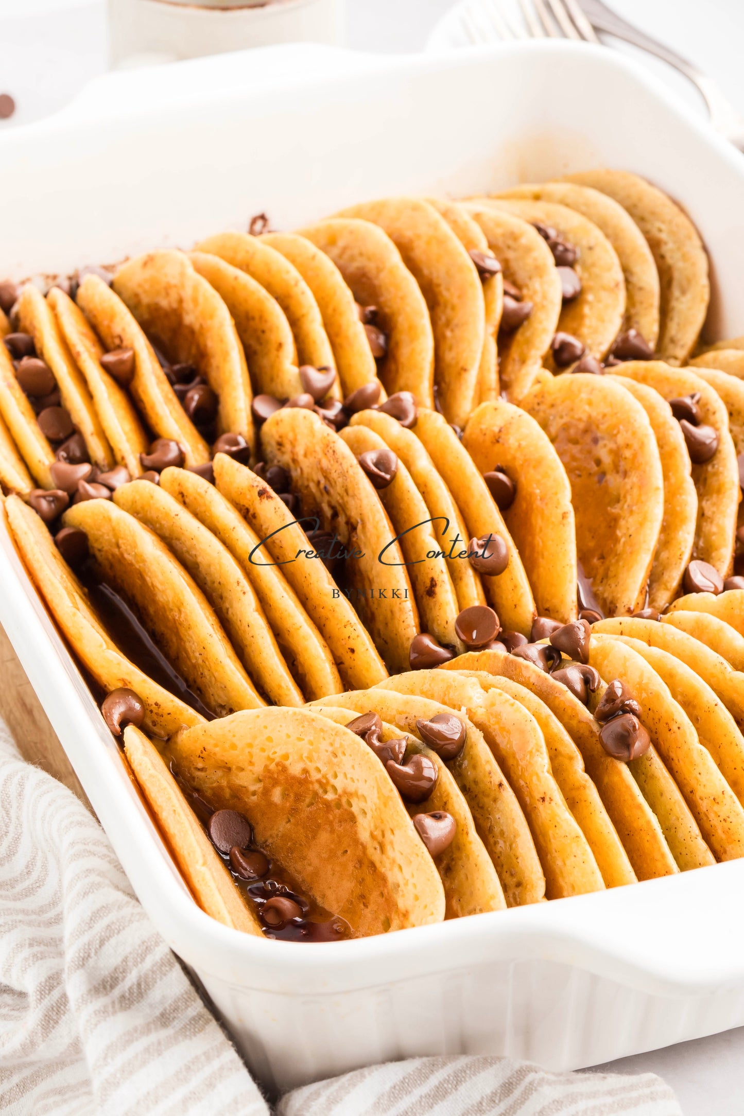 Chocolate Chip Pancake Casserole - Exclusive