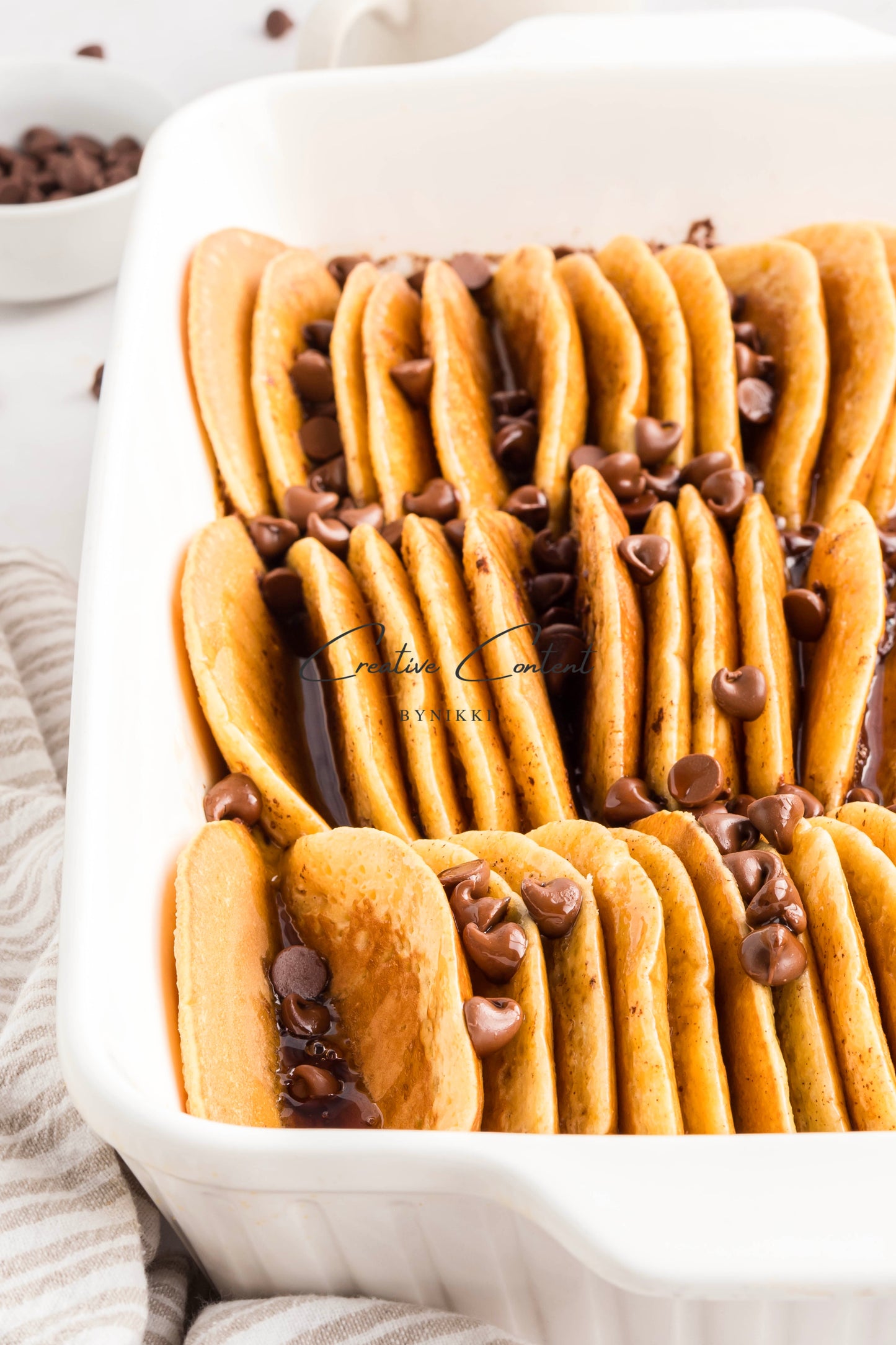 Chocolate Chip Pancake Casserole - Exclusive