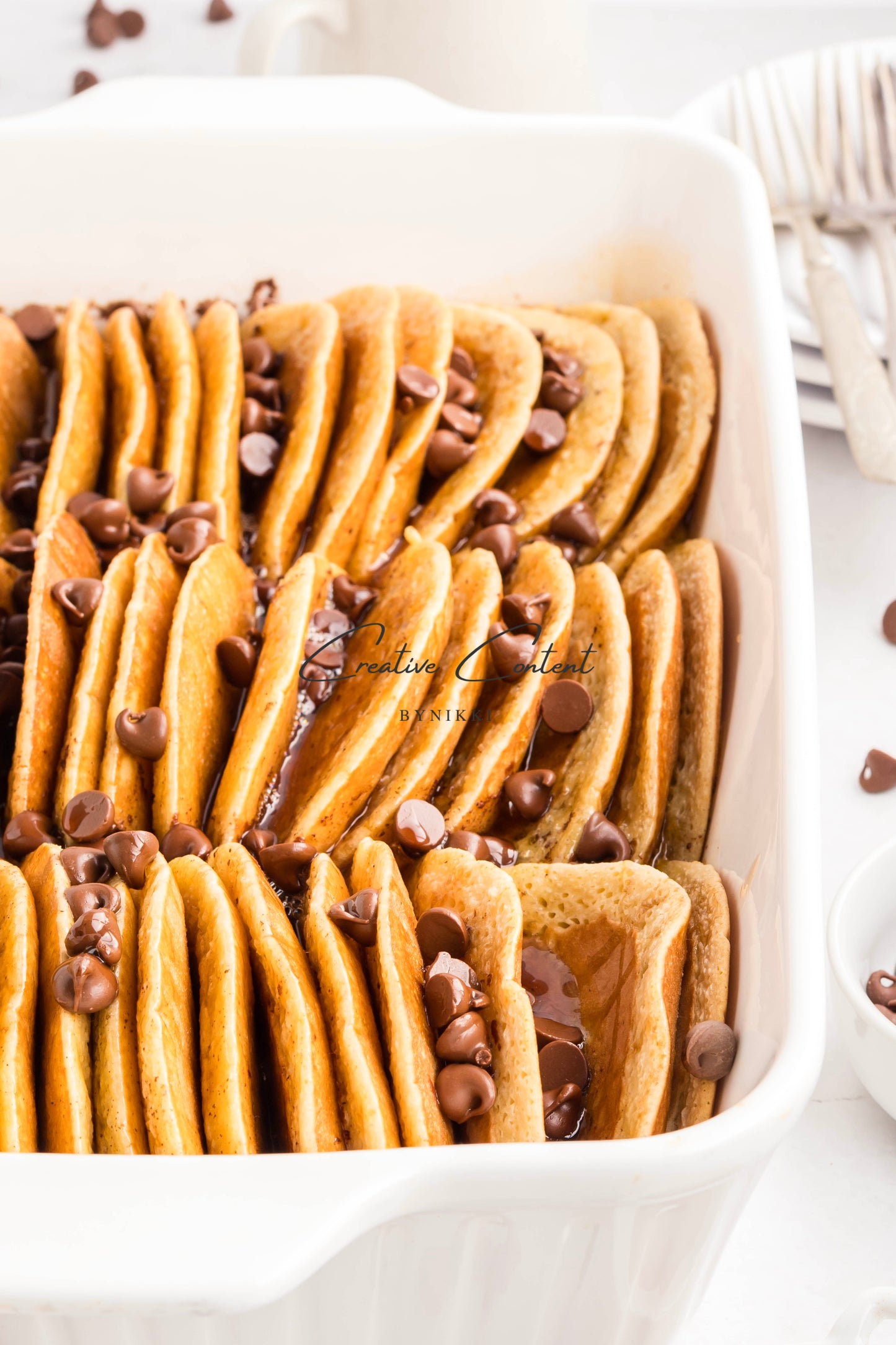 Chocolate Chip Pancake Casserole - Exclusive