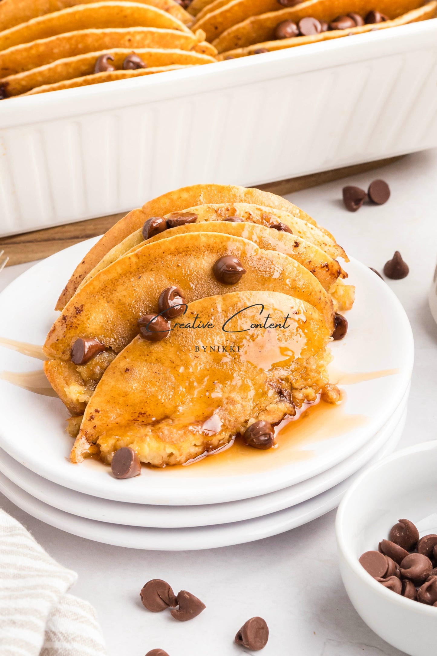 Chocolate Chip Pancake Casserole - Exclusive