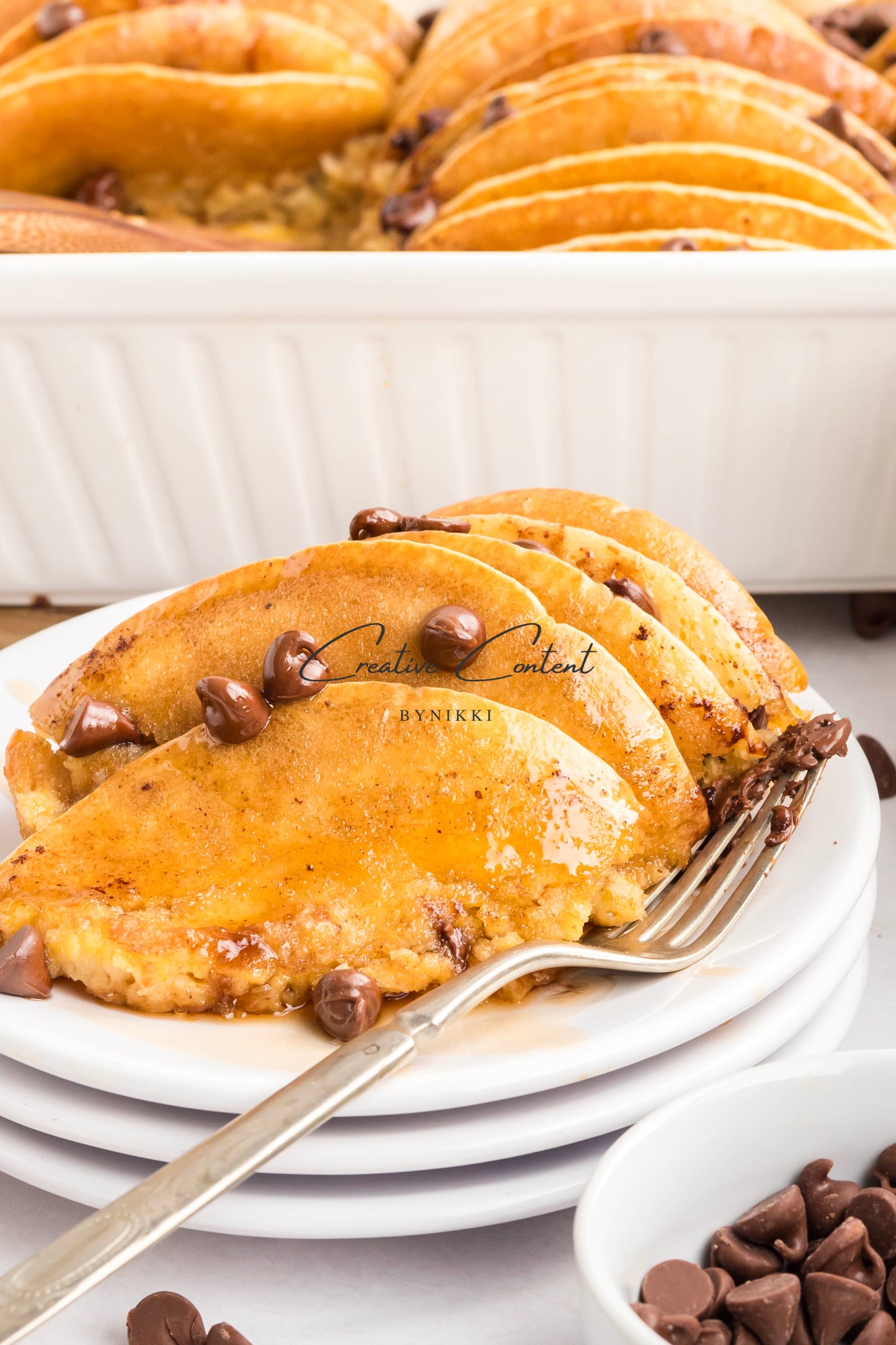 Chocolate Chip Pancake Casserole - Exclusive