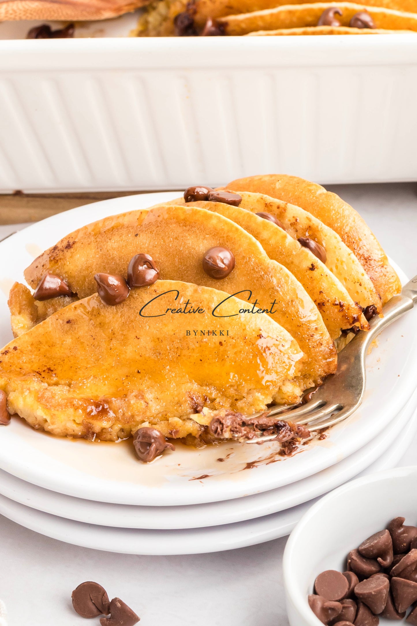 Chocolate Chip Pancake Casserole - Exclusive