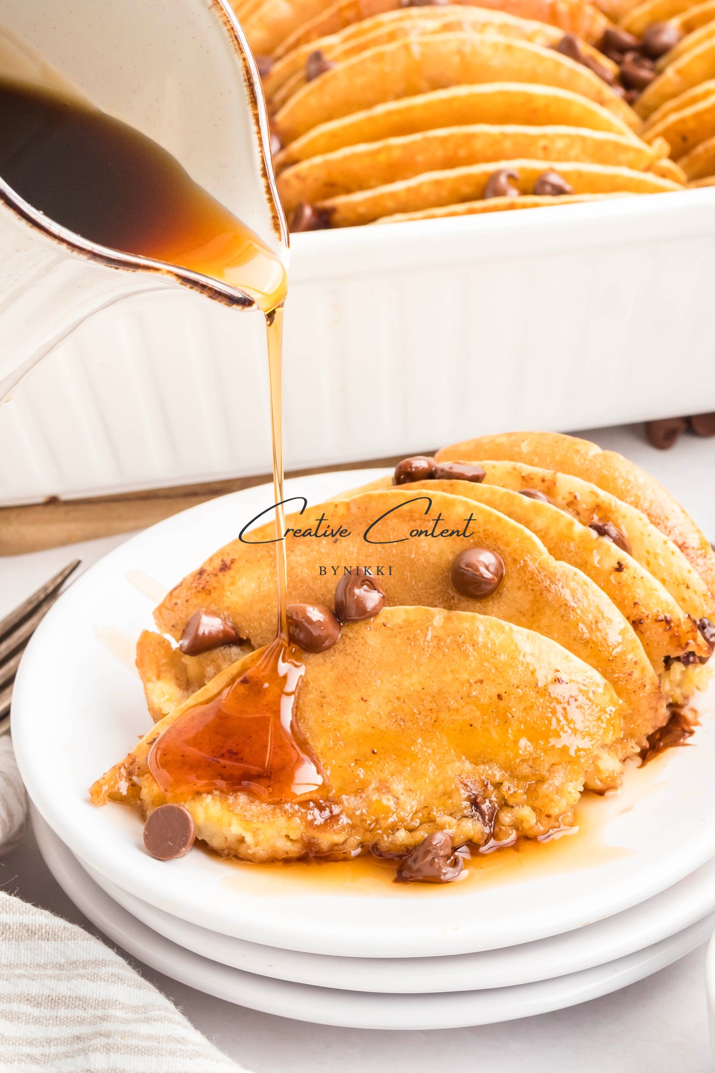 Chocolate Chip Pancake Casserole - Exclusive