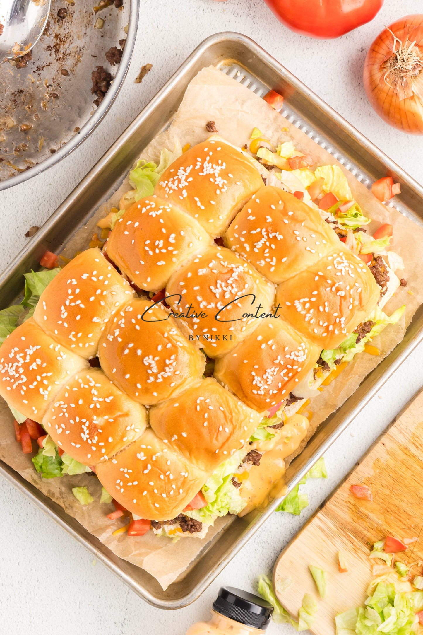 Chopped Cheese Sliders - Exclusive