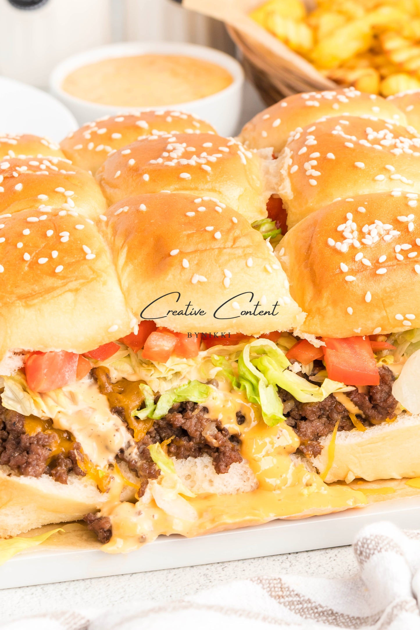 Chopped Cheese Sliders - Exclusive