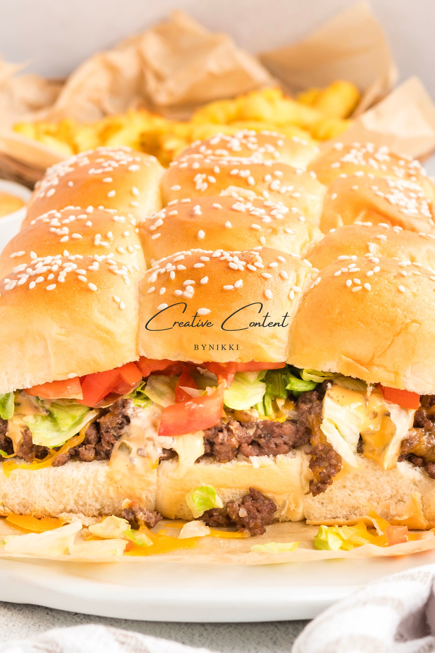 Chopped Cheese Sliders - Exclusive
