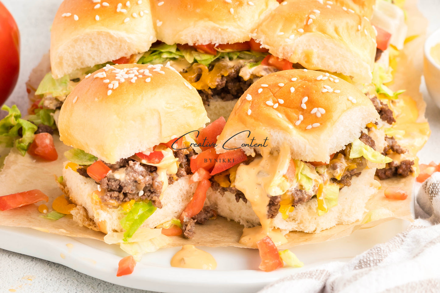 Chopped Cheese Sliders - Exclusive
