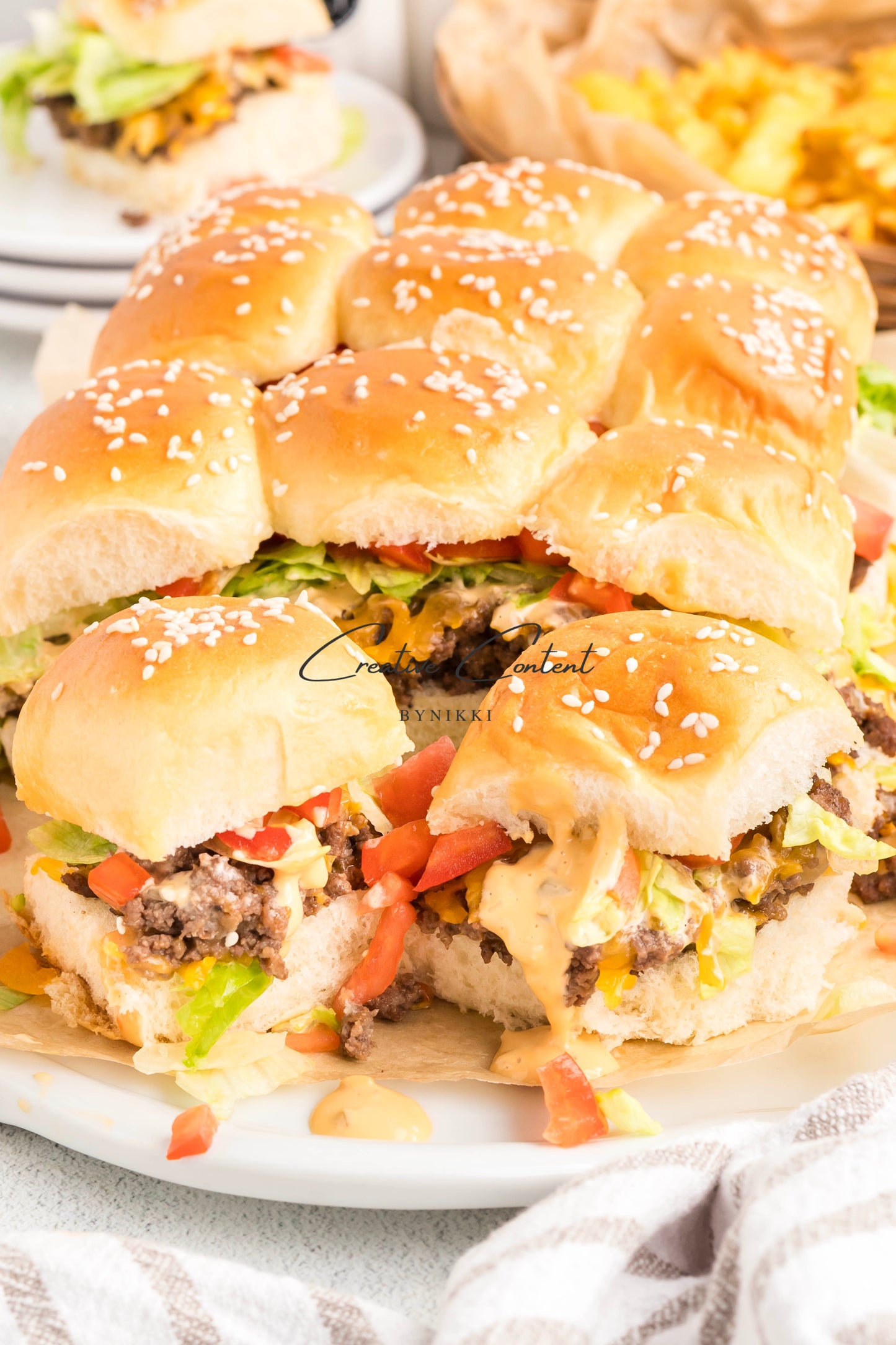 Chopped Cheese Sliders - Exclusive