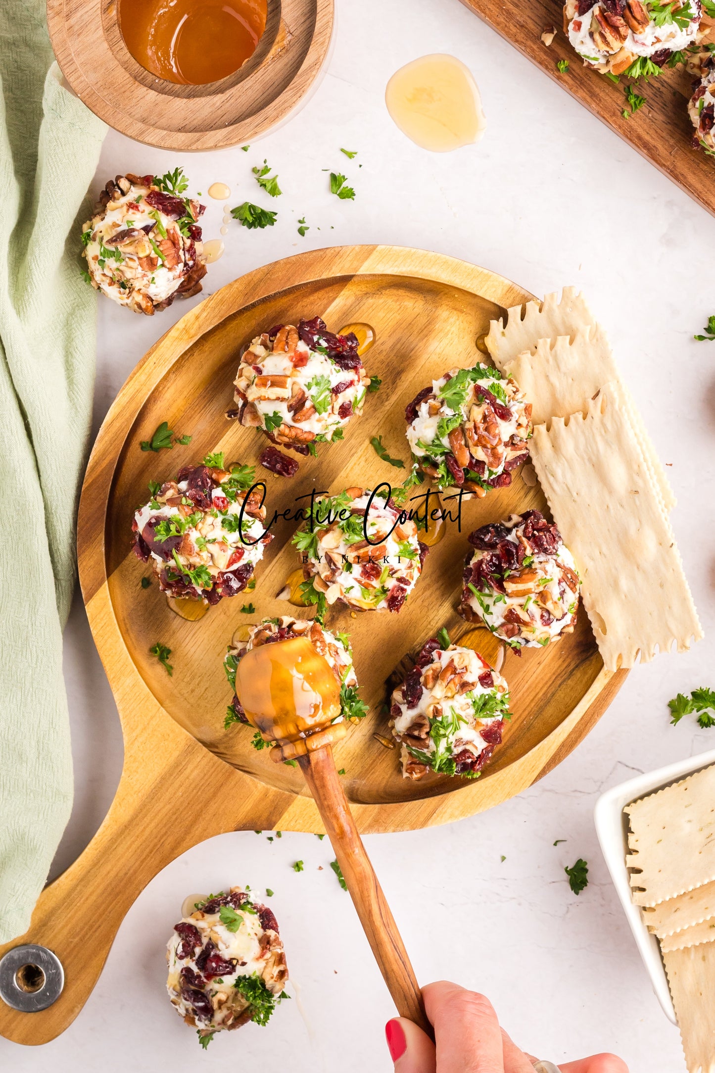 Cranberry Goat Cheese Balls - Set 1 of 2