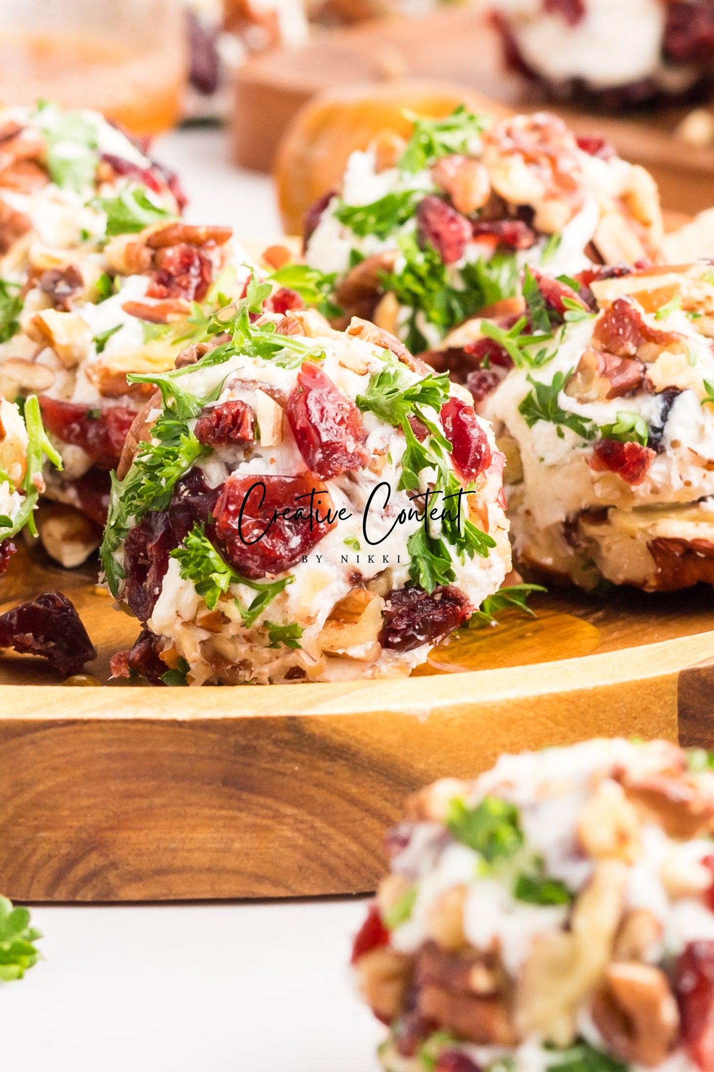 Cranberry Goat Cheese Balls - Set 1 of 2