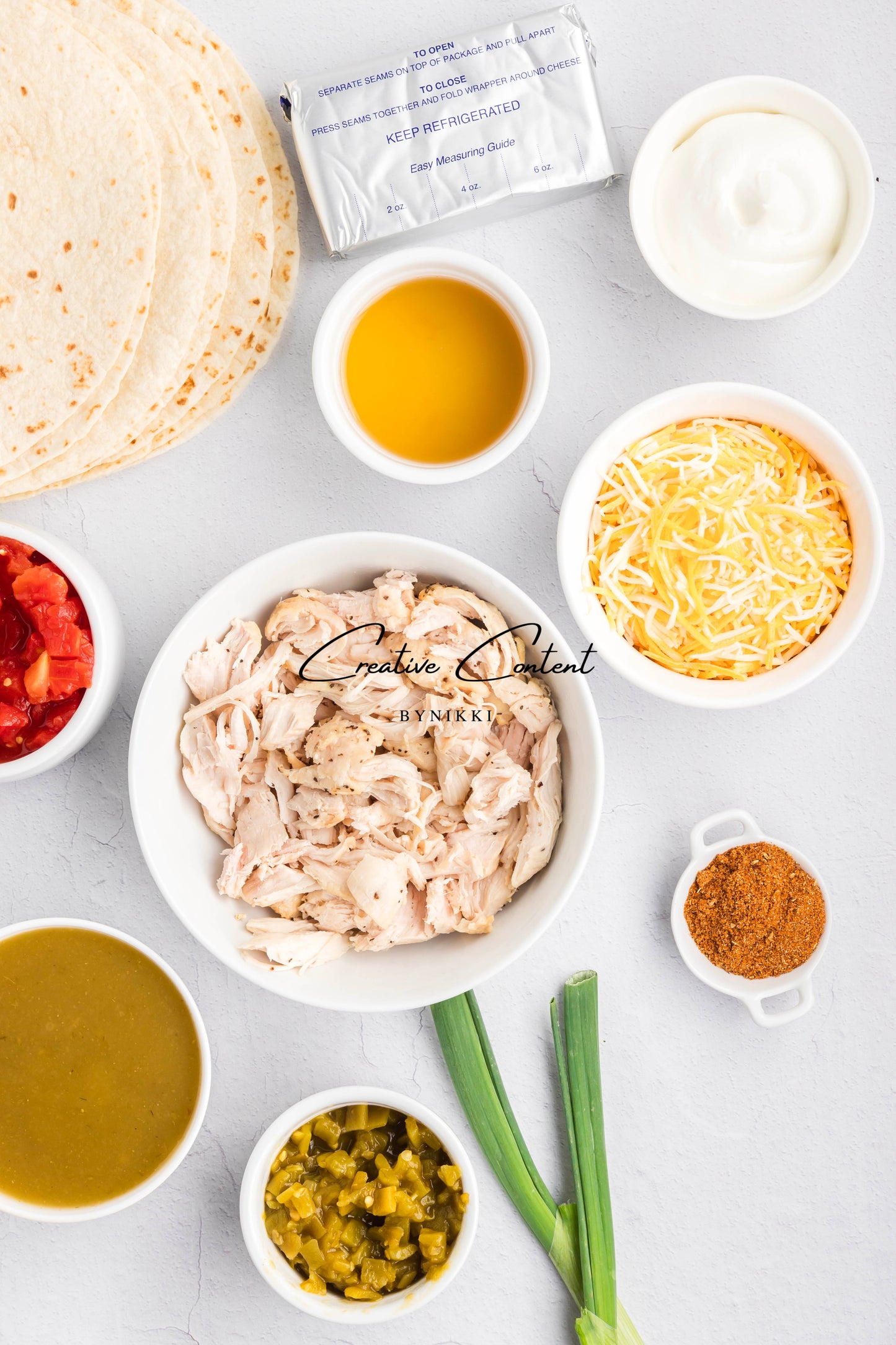 Cream Cheese Chicken Enchiladas   - Exclusive