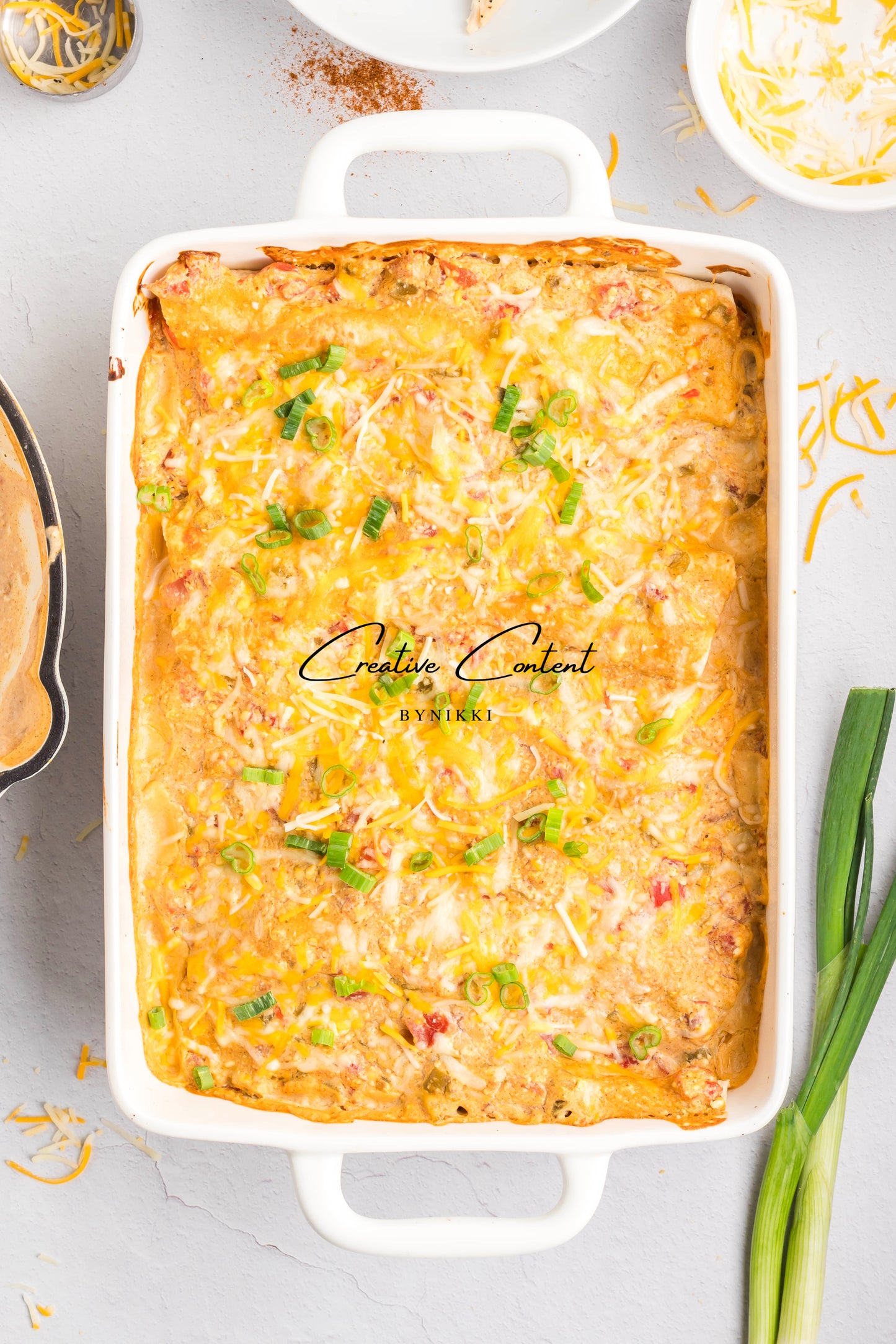 Cream Cheese Chicken Enchiladas   - Exclusive
