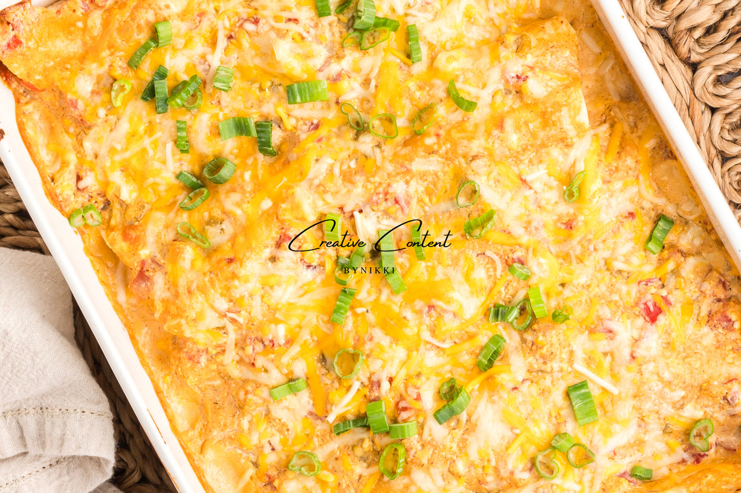 Cream Cheese Chicken Enchiladas   - Exclusive