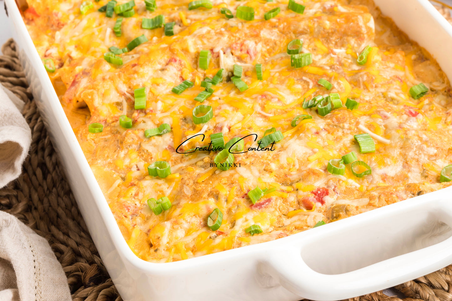 Cream Cheese Chicken Enchiladas   - Exclusive