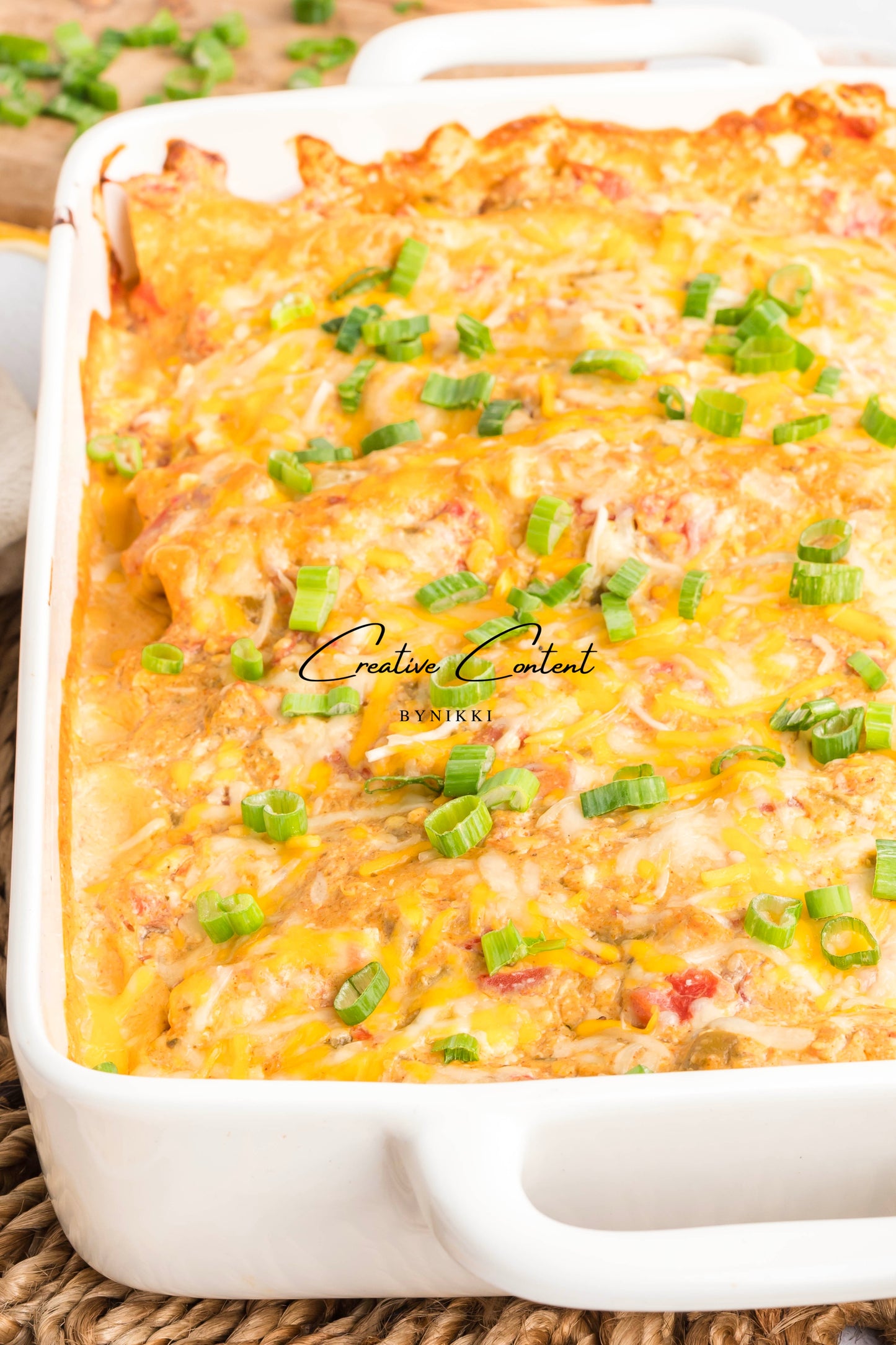 Cream Cheese Chicken Enchiladas   - Exclusive