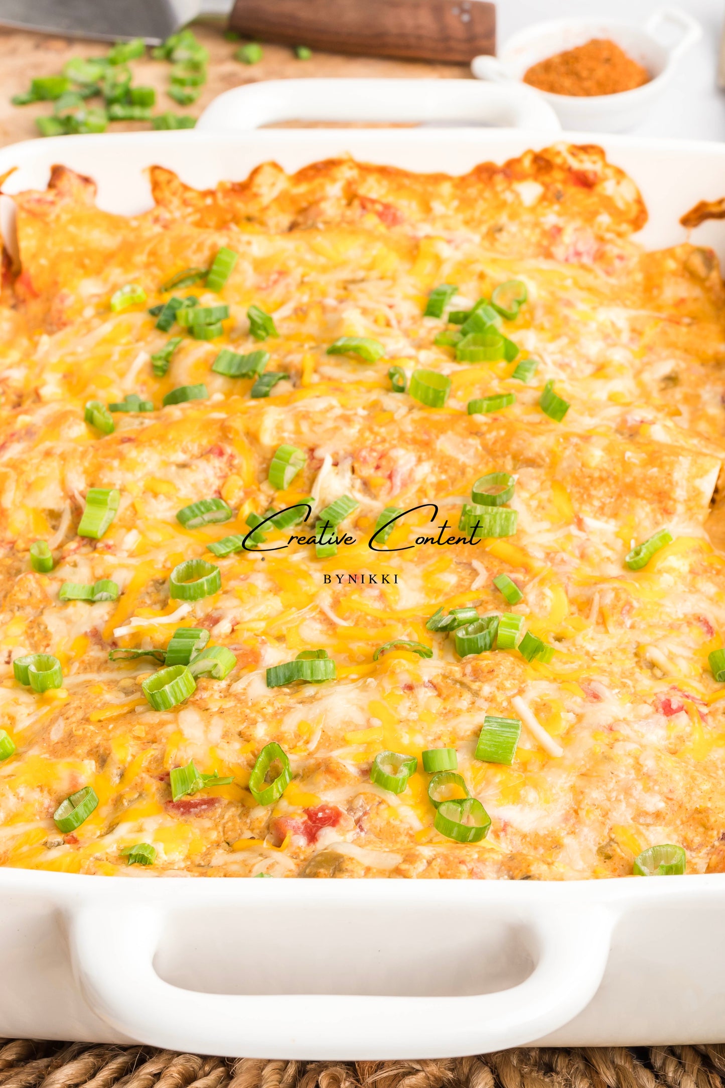 Cream Cheese Chicken Enchiladas   - Exclusive