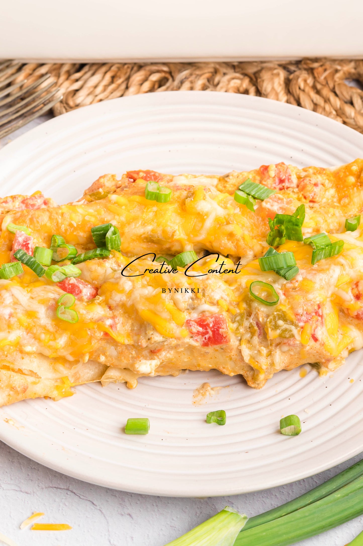 Cream Cheese Chicken Enchiladas   - Exclusive