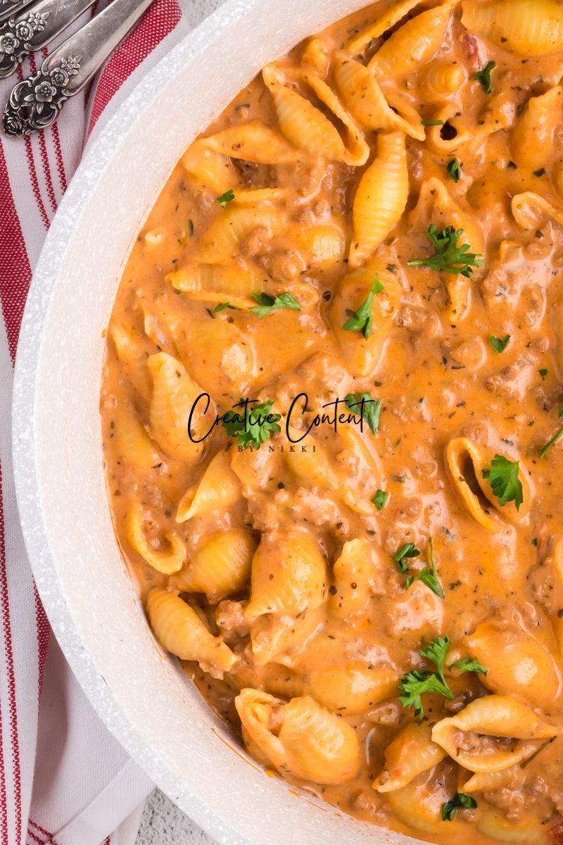 Creamy Beef Pasta -  Exclusive