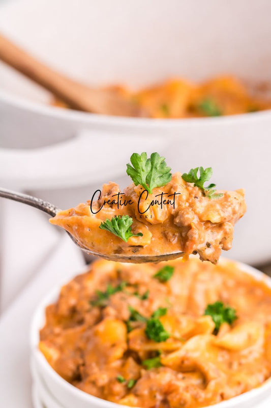 Creamy Beef Pasta -  Exclusive