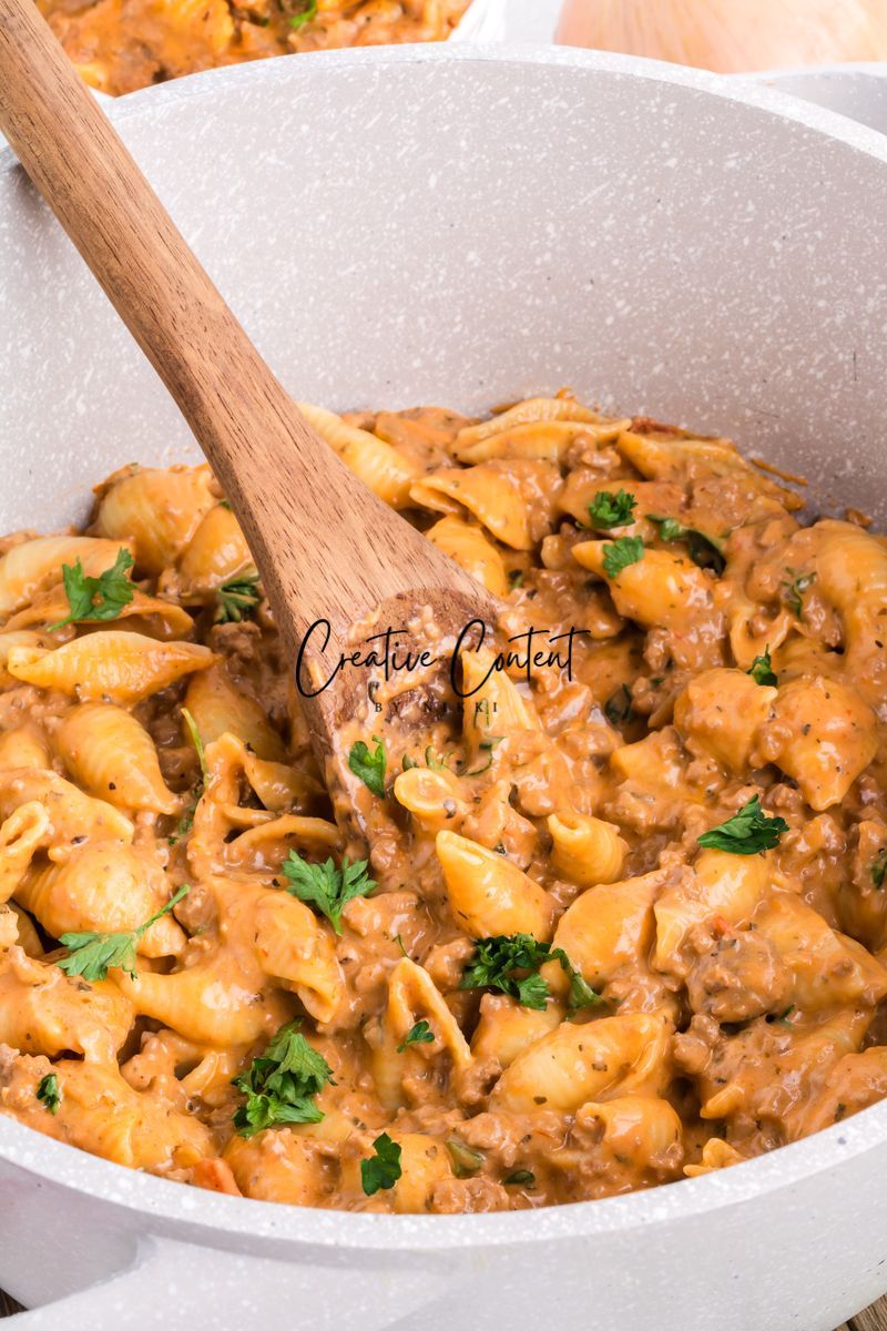 Creamy Beef Pasta -  Exclusive