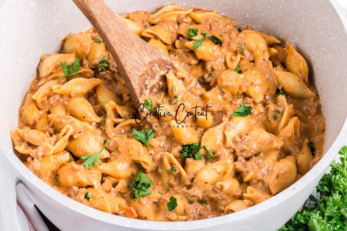Creamy Beef Pasta -  Exclusive
