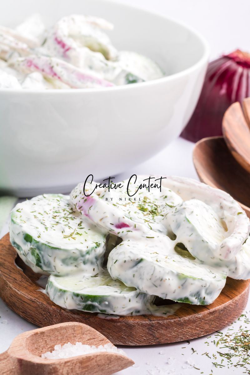 Creamy Cucumber Salad - Set 1 of 2