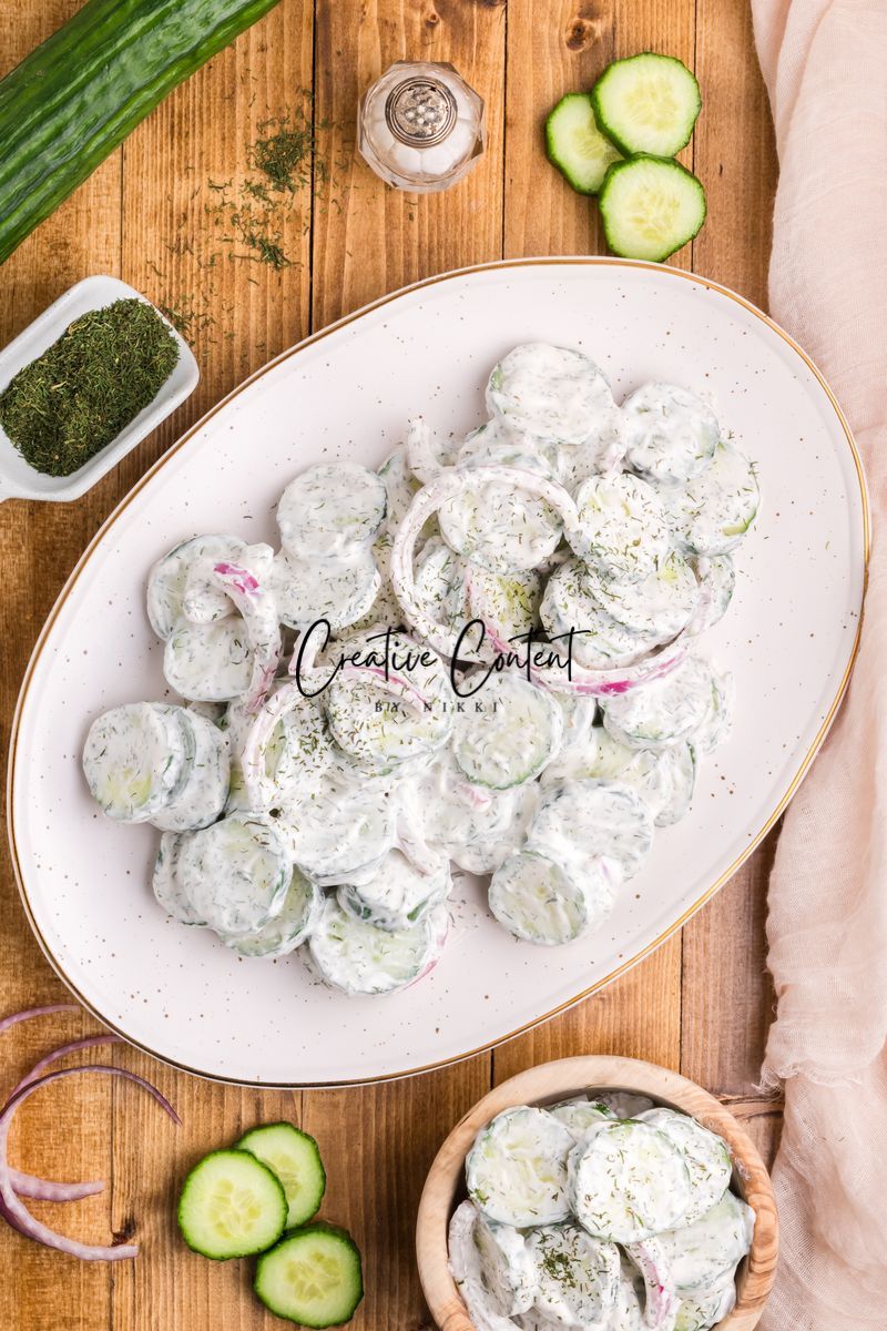 Creamy Cucumber Salad - Set 2 of 2