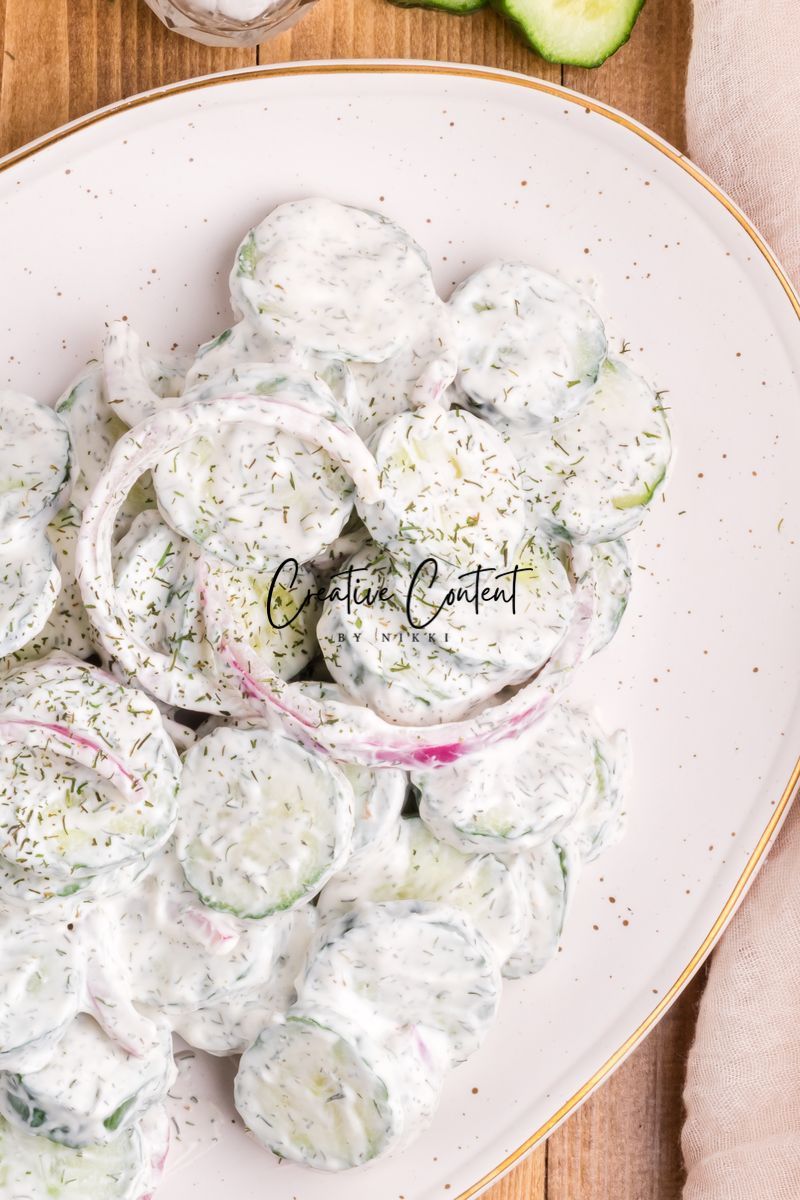 Creamy Cucumber Salad - Set 2 of 2
