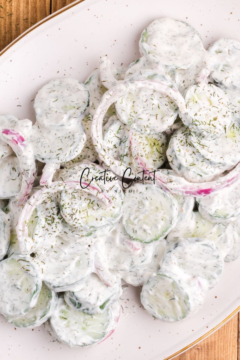 Creamy Cucumber Salad - Set 2 of 2