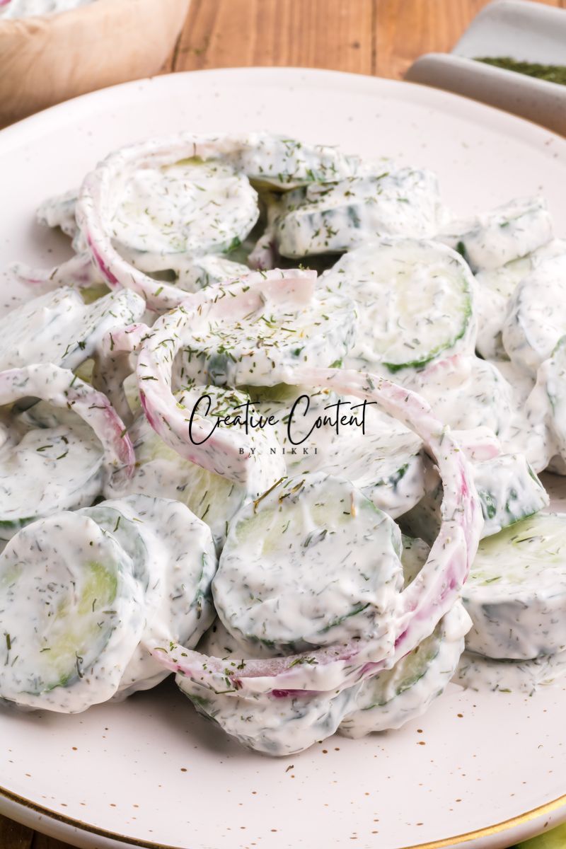 Creamy Cucumber Salad - Set 2 of 2