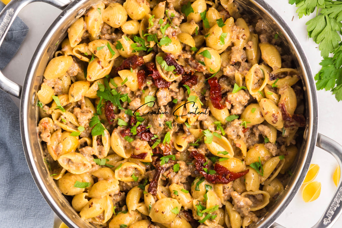 Creamy Shells and Sausage - Exclusive