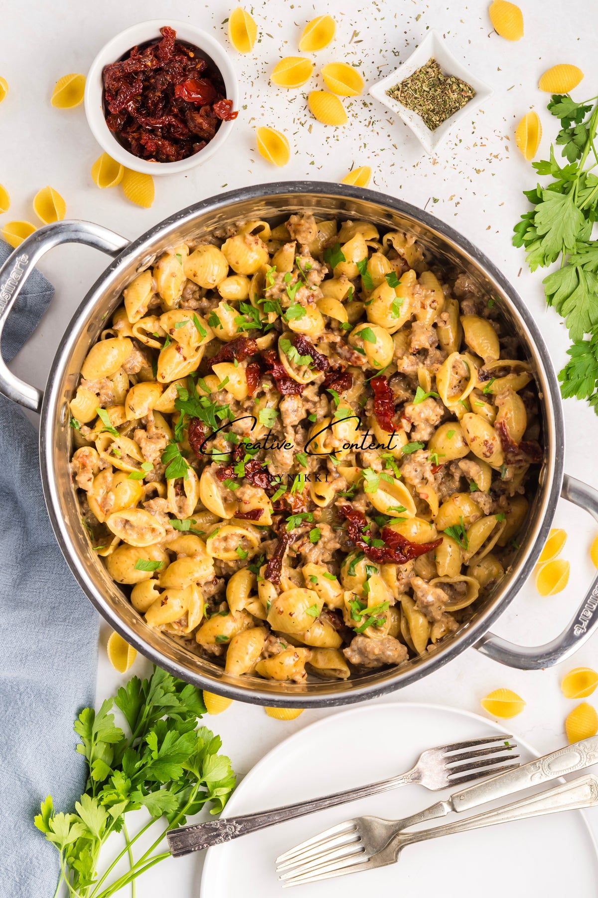 Creamy Shells and Sausage - Exclusive